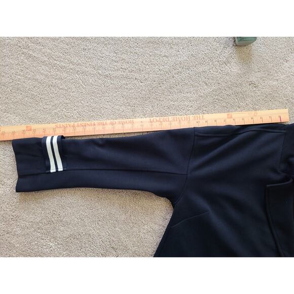 Tretorn Scuba Pea Coat Jacket Women's Large Navy Blue Button Front W/pockets - Picture 4 of 7